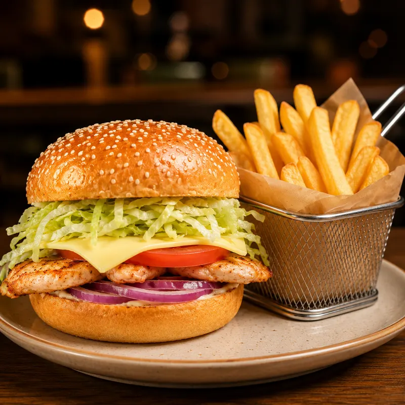 Hamburguesa de Pollo