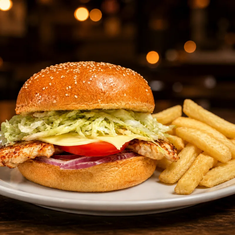 Hamburguesa de Pollo